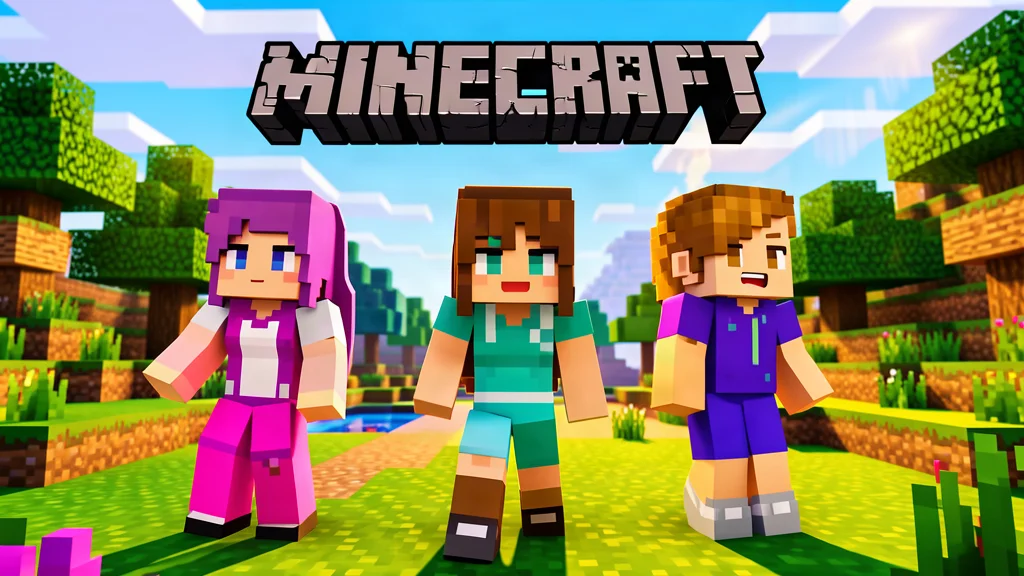 BangCraft Mod 1.20.1: Jenny, Ellie and Elliot Characters