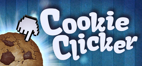 Cookie Clicker Steam store banner showing the game logo with cookie and grandma characters