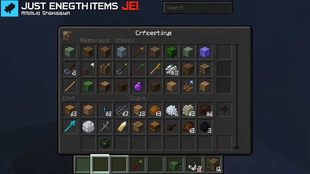 Just Enough Items (JEI) Mod Guide for Minecraft 2026