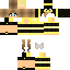 bee Minecraft skin preview