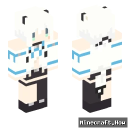 Hololive_Fubuki - Minecraft skin
