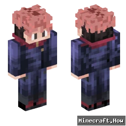 Itadori_YujiBr - Minecraft skin