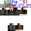 Undeformed Minecraft skin preview