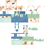 FluffyFlora classic skin texture