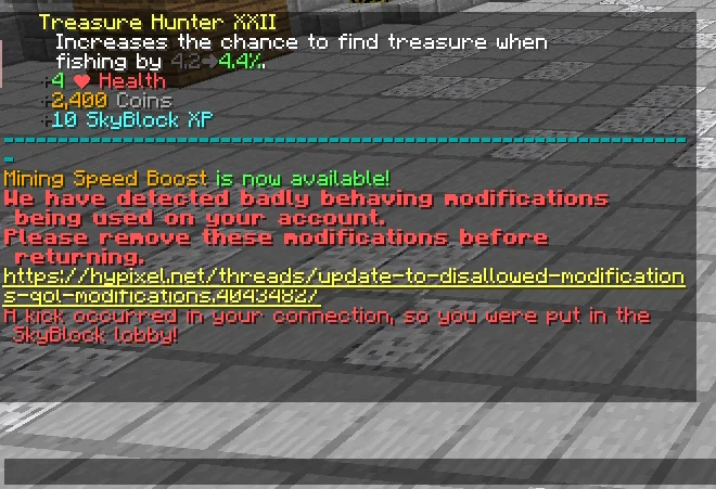 Kicked from Hypixel SkyBlock? Causes and Fixes