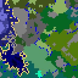 Mountain Range And Deep Dark Biome